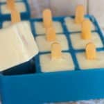 Picolé de laranja refrescante