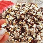 Pipoca de chocolate crocante