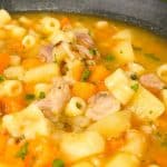 Sopa de frango com legumes