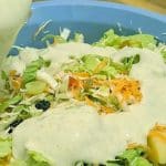 Salada com molho especial