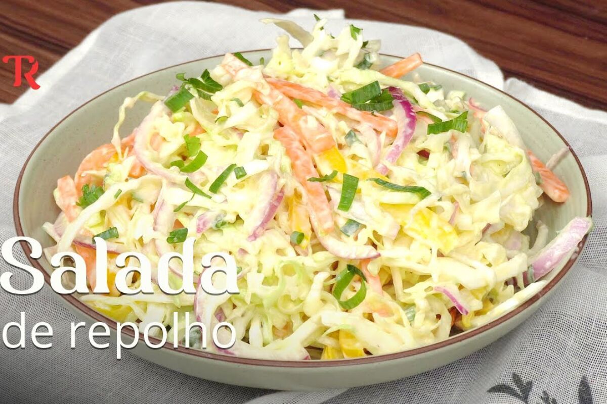 Salada de repolho cremosa, um acompanhamento delicioso e muito refrescante 3 Salada de repolho cremosa