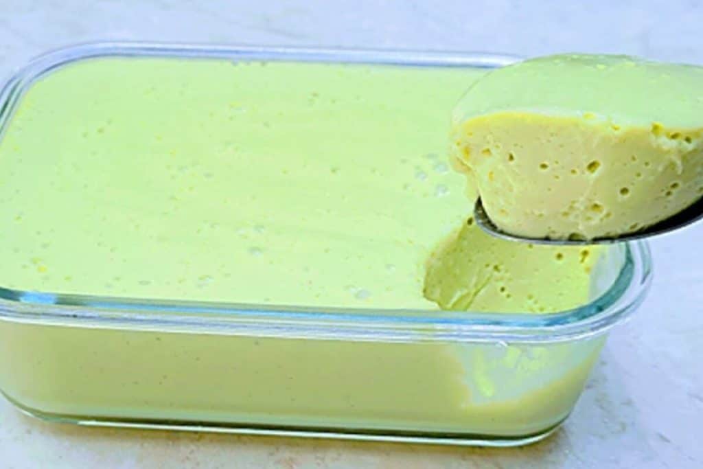 Sobremesa de abacate