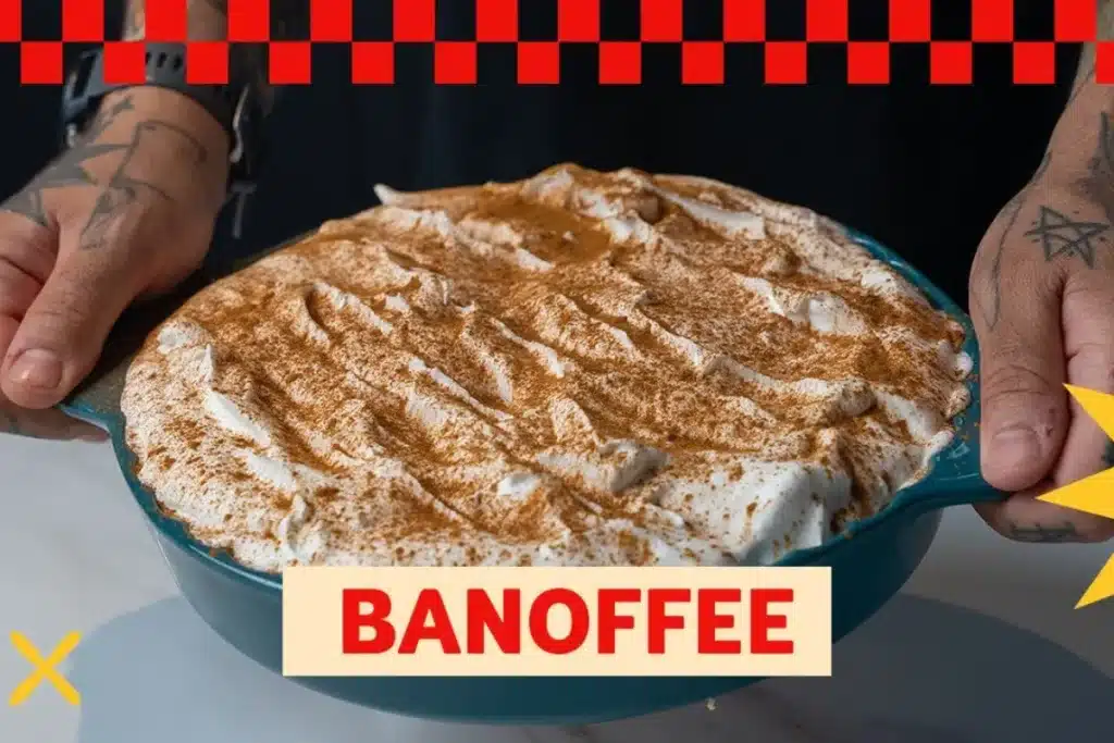 Banoffe de travessa com muito doce de leite e chantilly, para ser a estrela da sua mesa 4 Banoffe de travessa