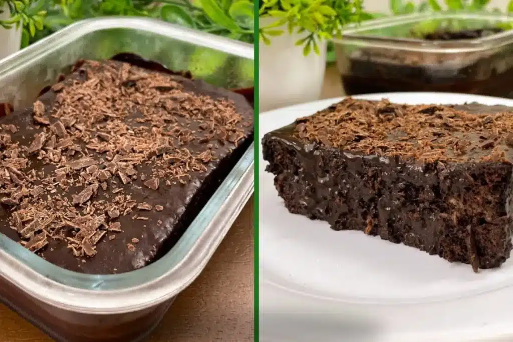 Bolo gelado de chocolate cremoso sem farinha e sem açúcar, para você saborear sem culpa 4 Bolo gelado de chocolate