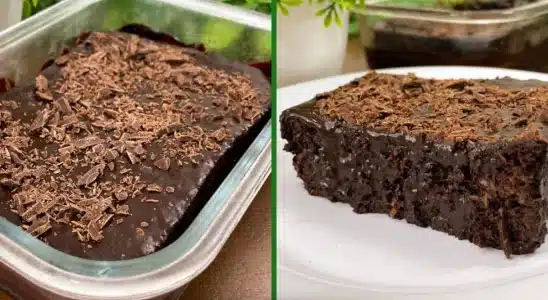 Bolo gelado de chocolate cremoso sem farinha e sem açúcar, para você saborear sem culpa 4 Bolo gelado de chocolate