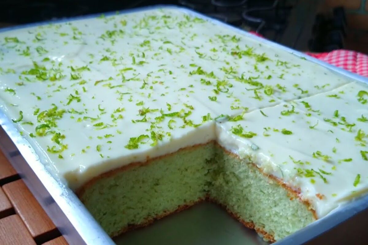 Bolo mousse de limão