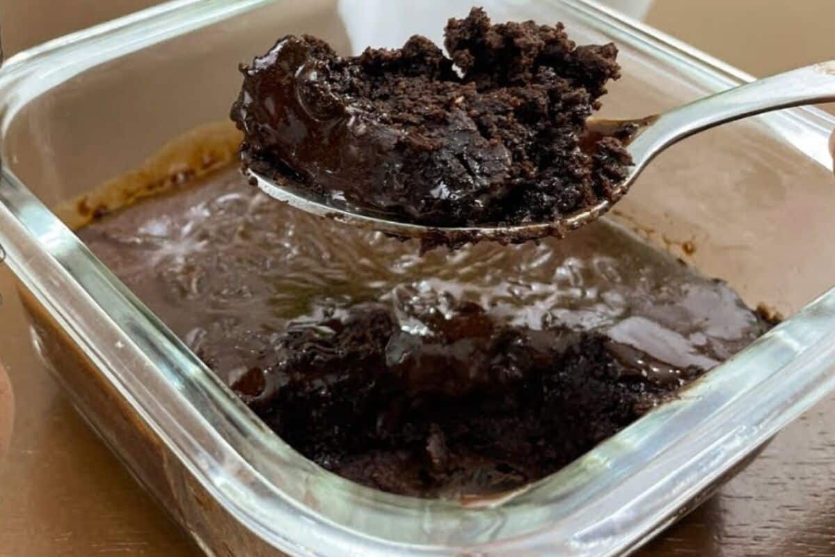 Brownie fit de pote, um doce saudável que fica pronto em apenas 1 minuto para saborear sem culpa 171 Brownie fit