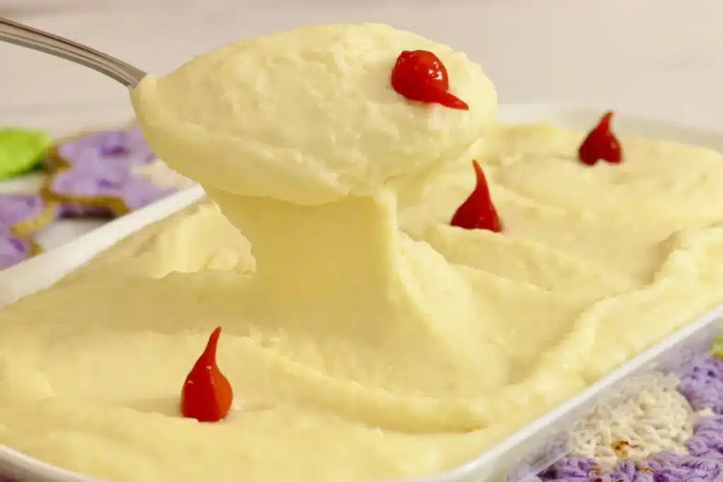 Purê de batata com aligot com aquele queijo puxando, um acompanhamento digno de restaurante 4 Purê de batata com aligot