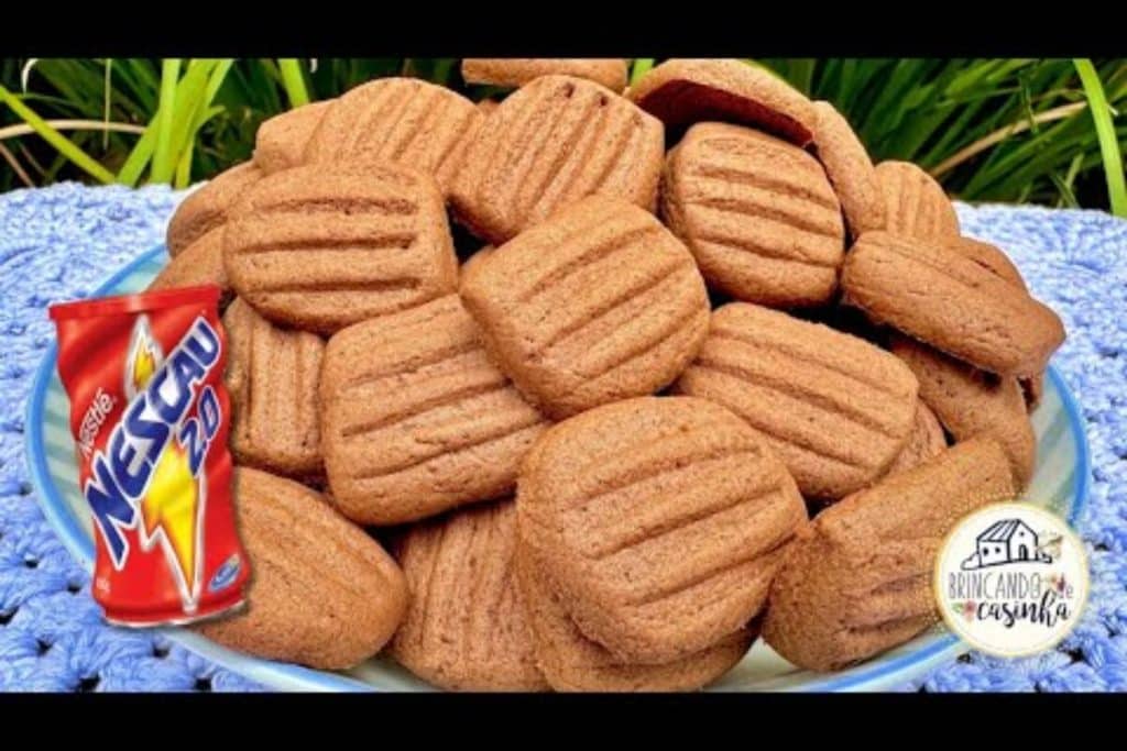Sequilho de Nescau sem farinha de trigo, um biscoitinho caseiro que derrete na boca 94 Sequilho de Nescau