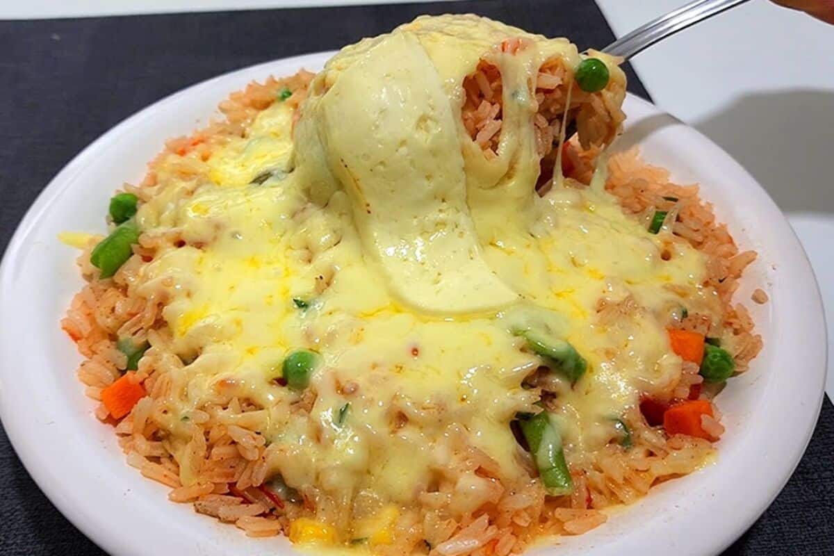 Arroz de queijo