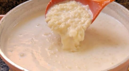 Arroz doce cremoso