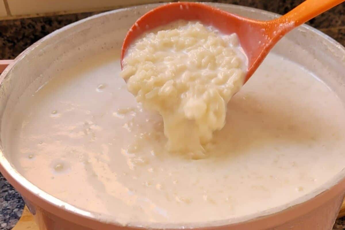 Arroz doce cremoso