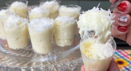 Beijinho de coco sem leite condensado