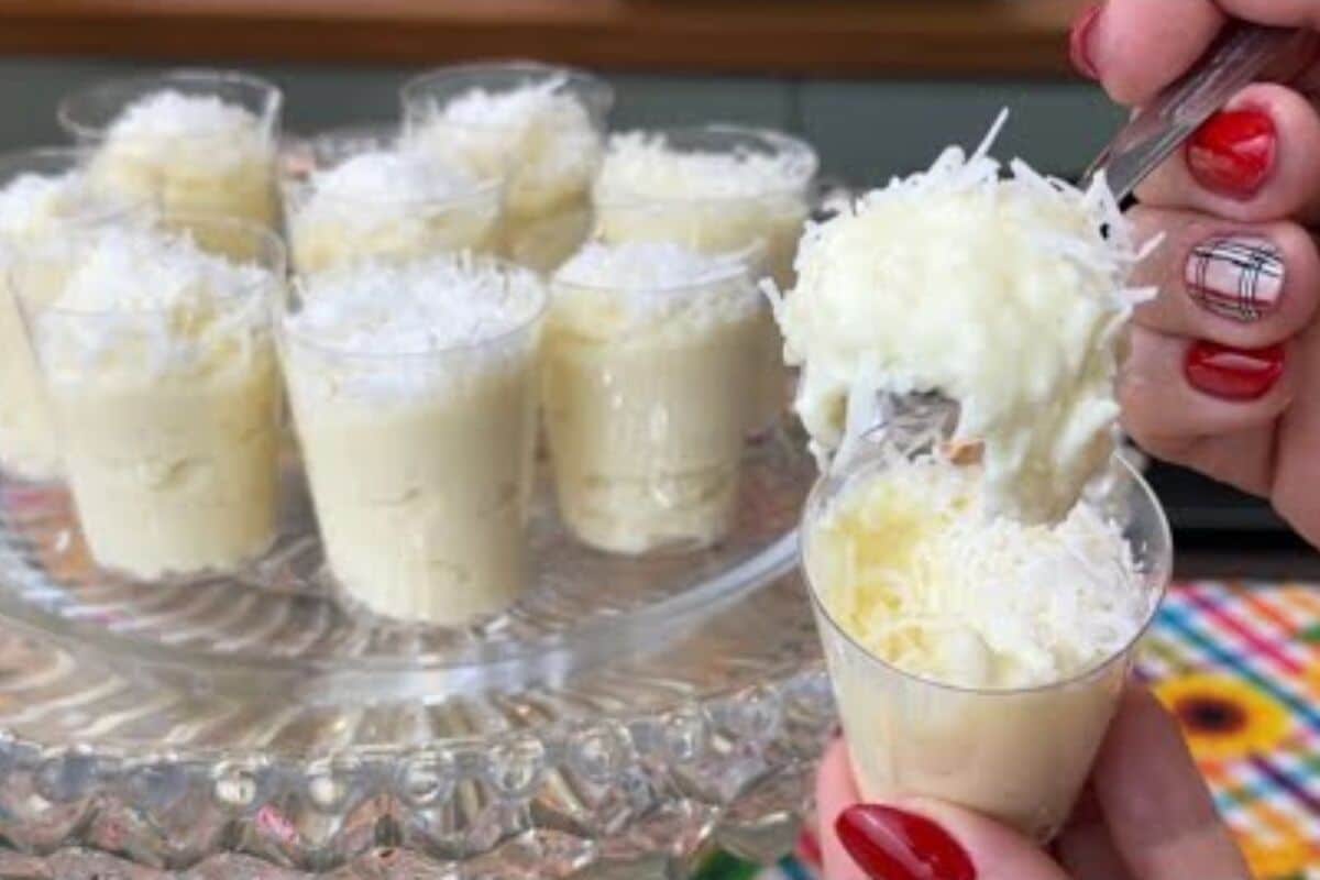 Beijinho de coco sem leite condensado