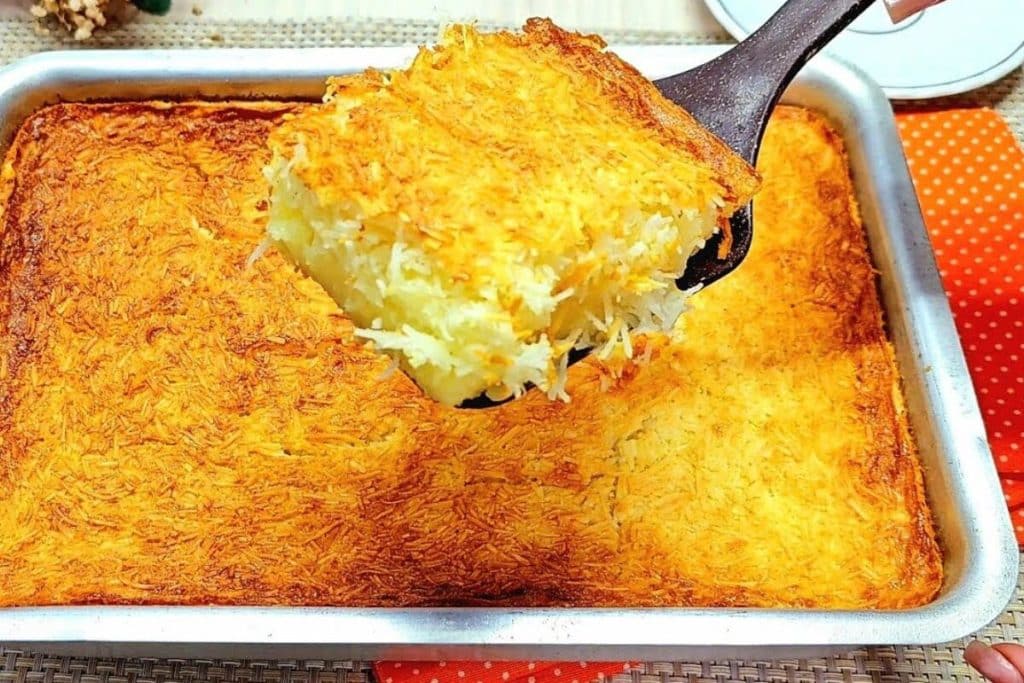 Bolo cocada sem farinha