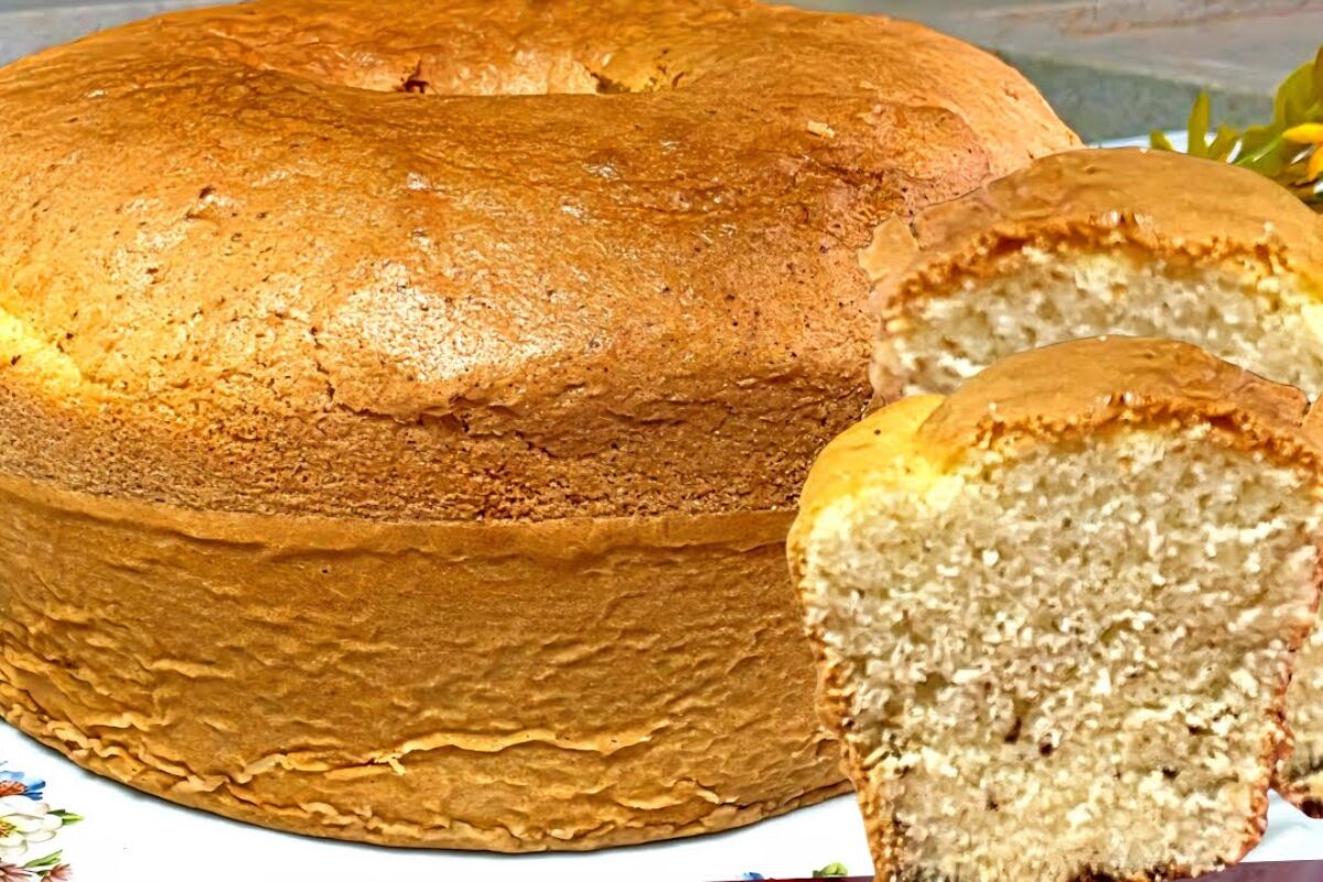 Bolo de amido de milho