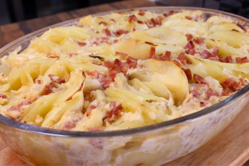 Batata gratinada