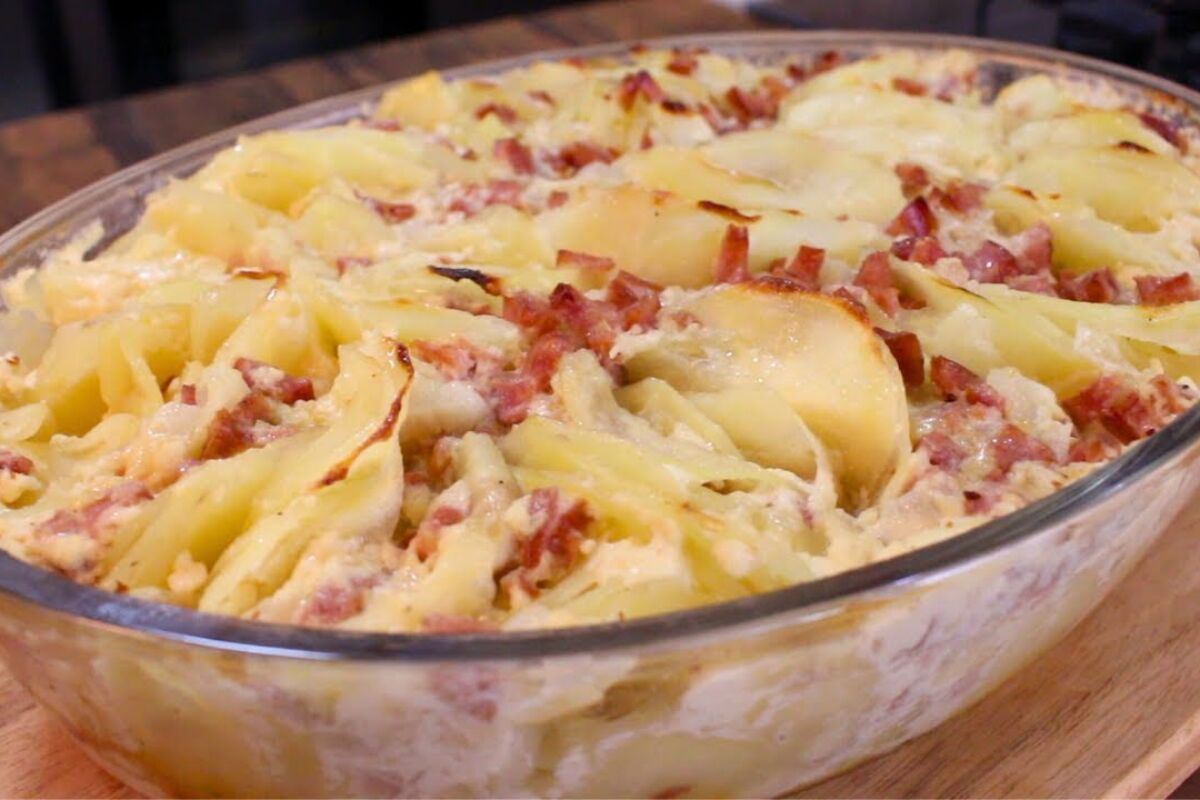 Batata gratinada