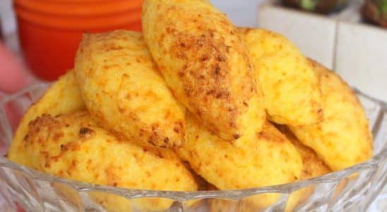 Bolinho de arroz na airfryer