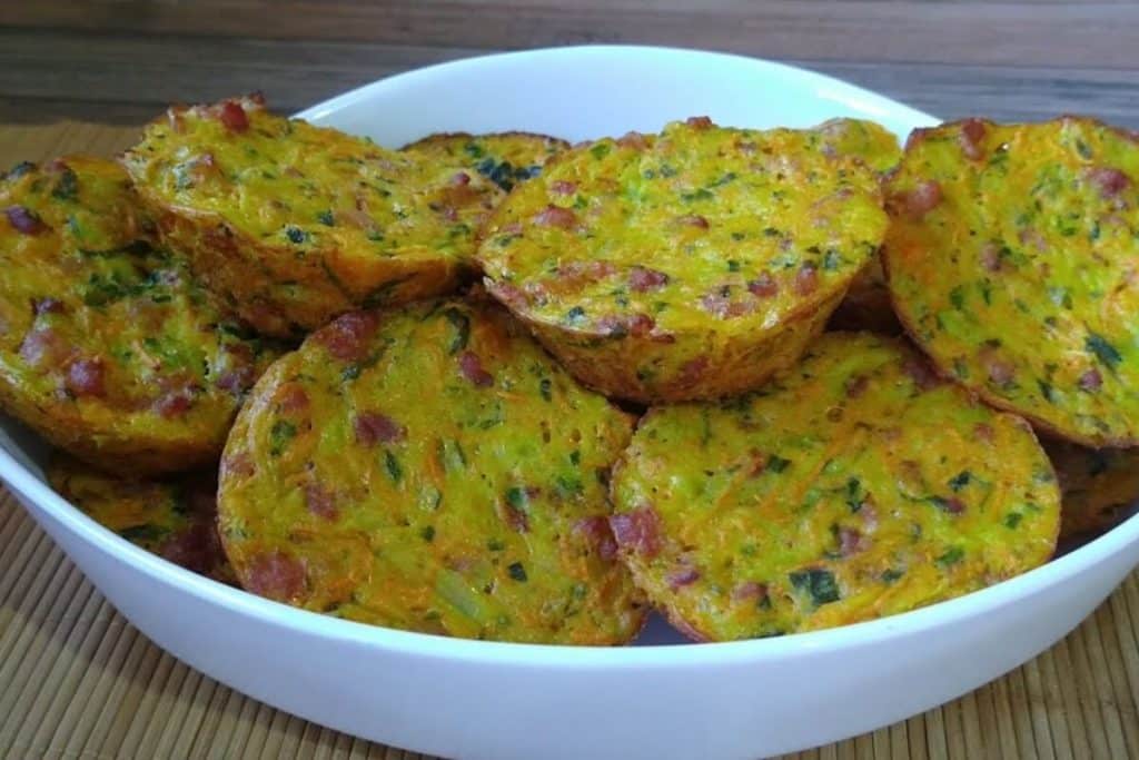 Bolinho de chuchu assado