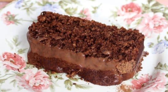Bolo de chocolate zero açúcar