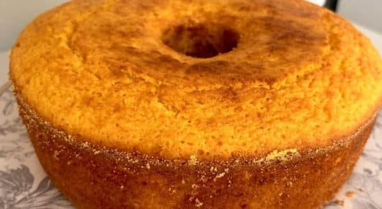 Bolo de fubá da vovó