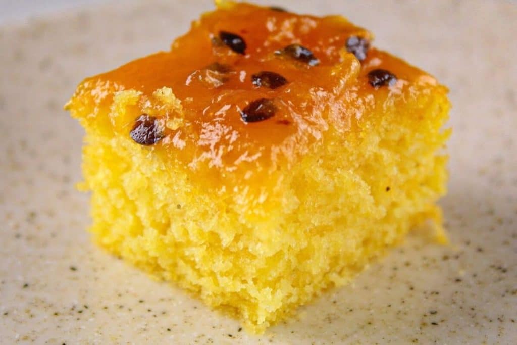 Bolo de maracujá