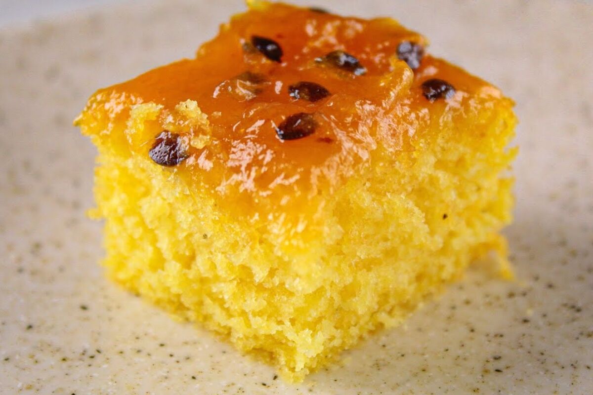 Bolo de maracujá