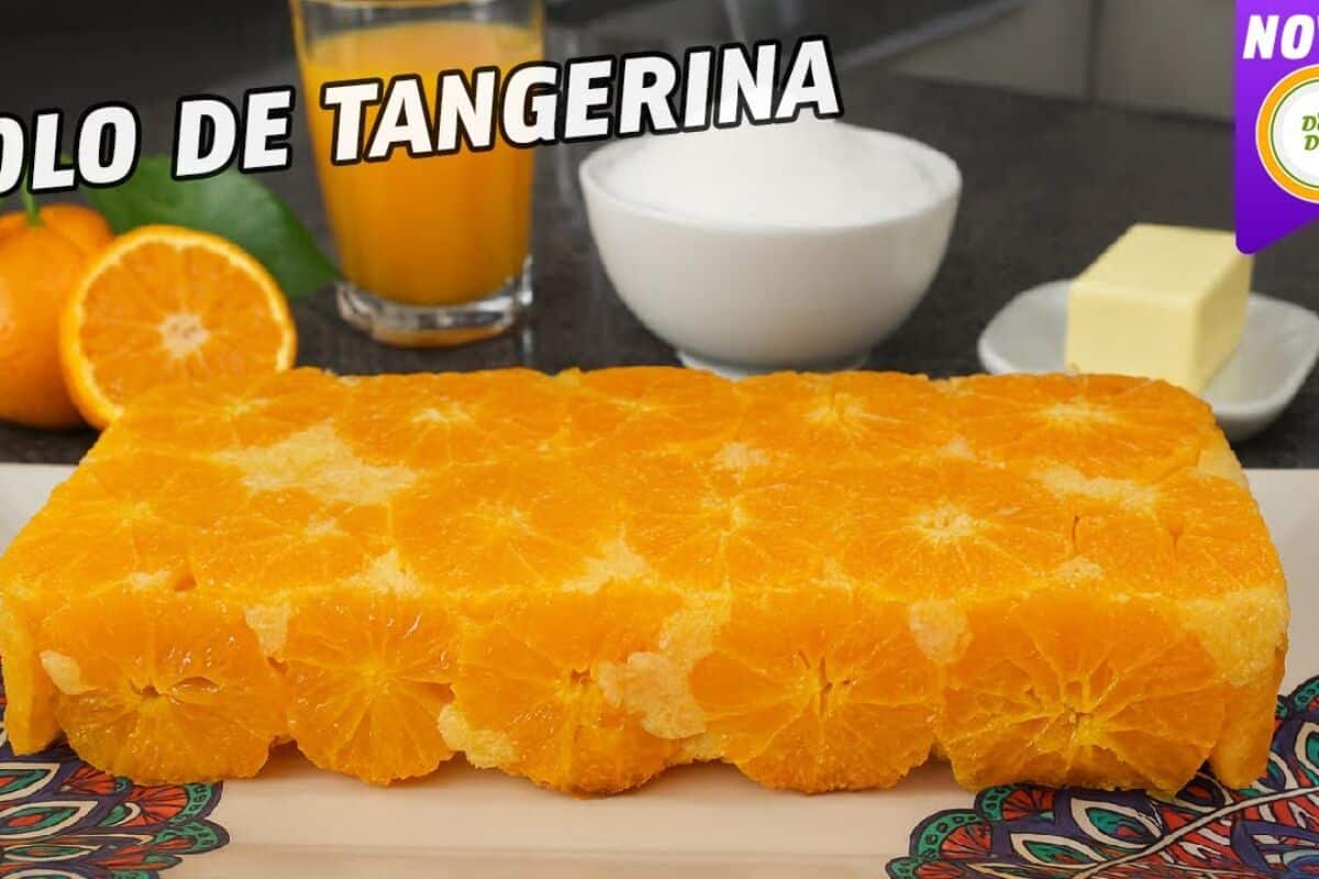 Bolo de tangerina