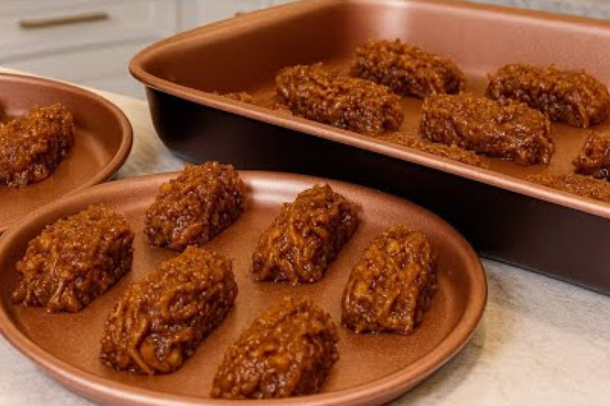 Cocada preta com leite condensado