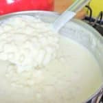 Canjica branca cremosa