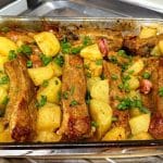 Costelinha de porco assada