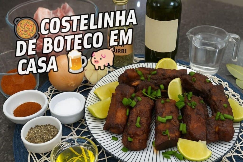 Costelinha de porco na panela