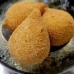 Coxinha sequinha e crocante