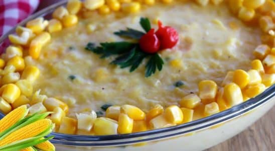 Creme de milho verde