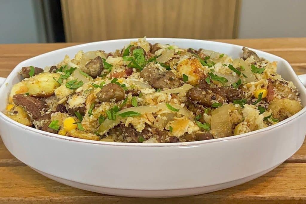 Farofa de pão velho