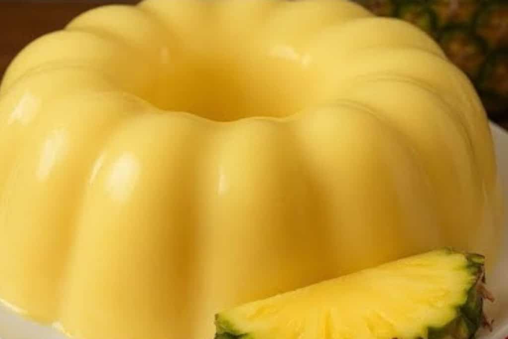 Gelatina de abacaxi