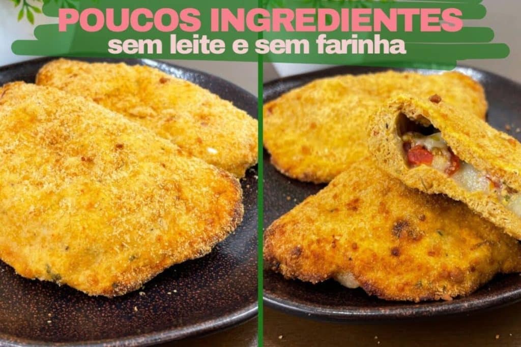 Lanche proteico sem farinha