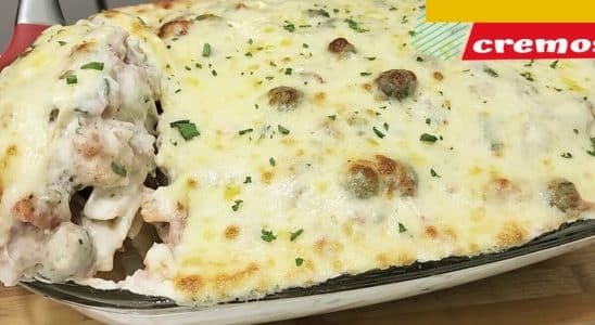 Macarrão ao molho de batata