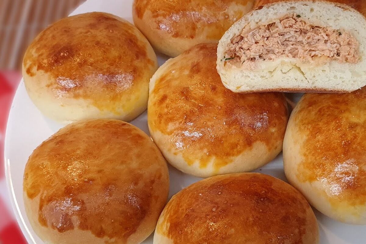 Pão de batata recheado