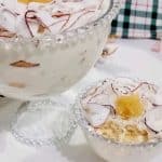 Pavê de abacaxi com coco