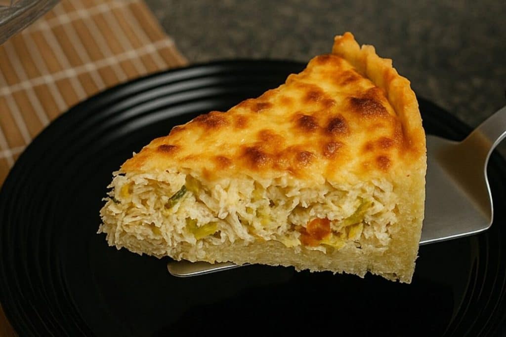 Quiche de alho-poró