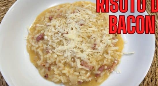 Risoto de bacon