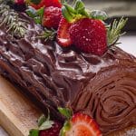 Rocambole de chocolate