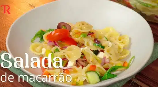 Salada de macarrão leve, saborosa, fresquinha e colorida: a opção perfeita para qualquer ocasião 1 Salada de macarrão