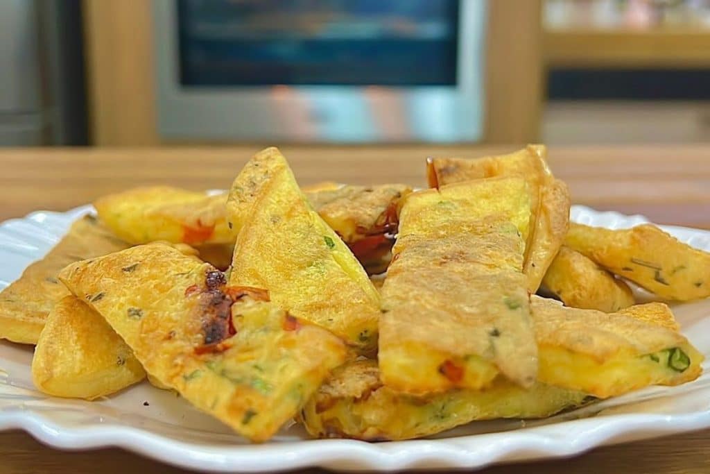 Salgadinho de omelete