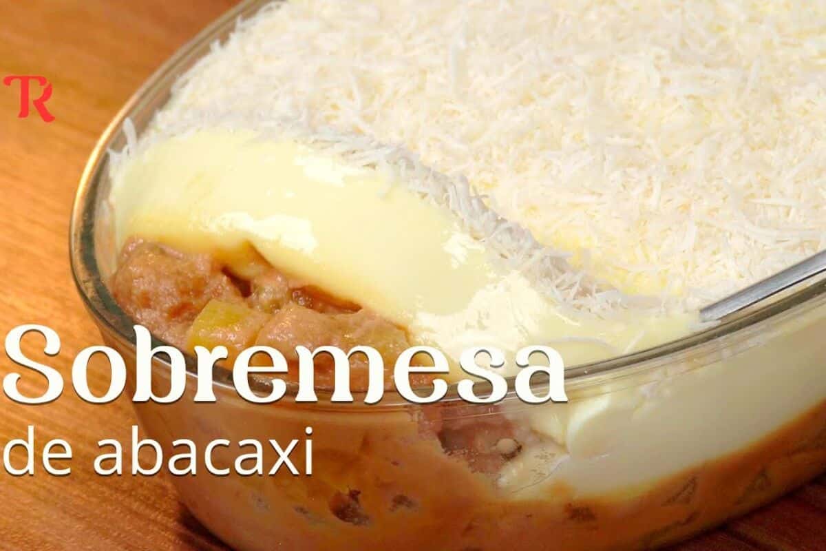 Sobremesa de abacaxi