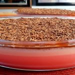 Sobremesa gelada de chocolate