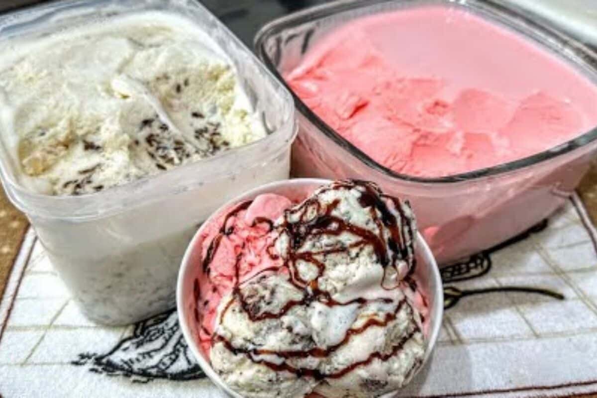 Sorvete caseiro muito cremoso e econômico, uma sobremesa que rende para toda a família 183 Sorvete caseiro