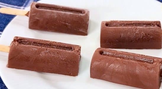 Sorvete cremoso sem açúcar